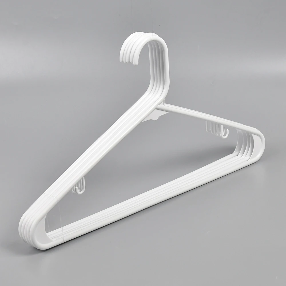 Wholesale Cheapest Price Standard Durable White Plastic Shirt Hanger Clothes Hangers For Cloths