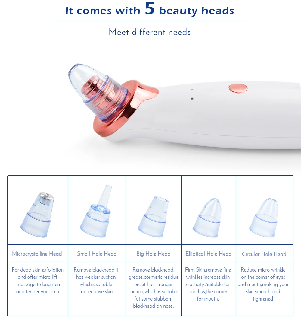 Facial Massage Electric Five Suction Pore Cleaner Dermabrasion Pore Skin Cleaner Vacuum Suction Blackhead Remover.jpg
