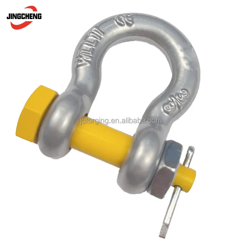 From 1/3T to 150T Anchor Shackle Bolt Type with Safety Pin and Nut G2130