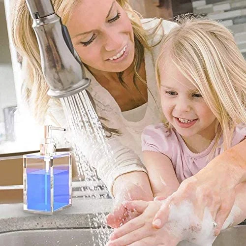 wholesale Acrylic Emulsion Soap Dispenser refillable Hand soap Liquid soap Homemade Cleansing Aromatherapy Lotion