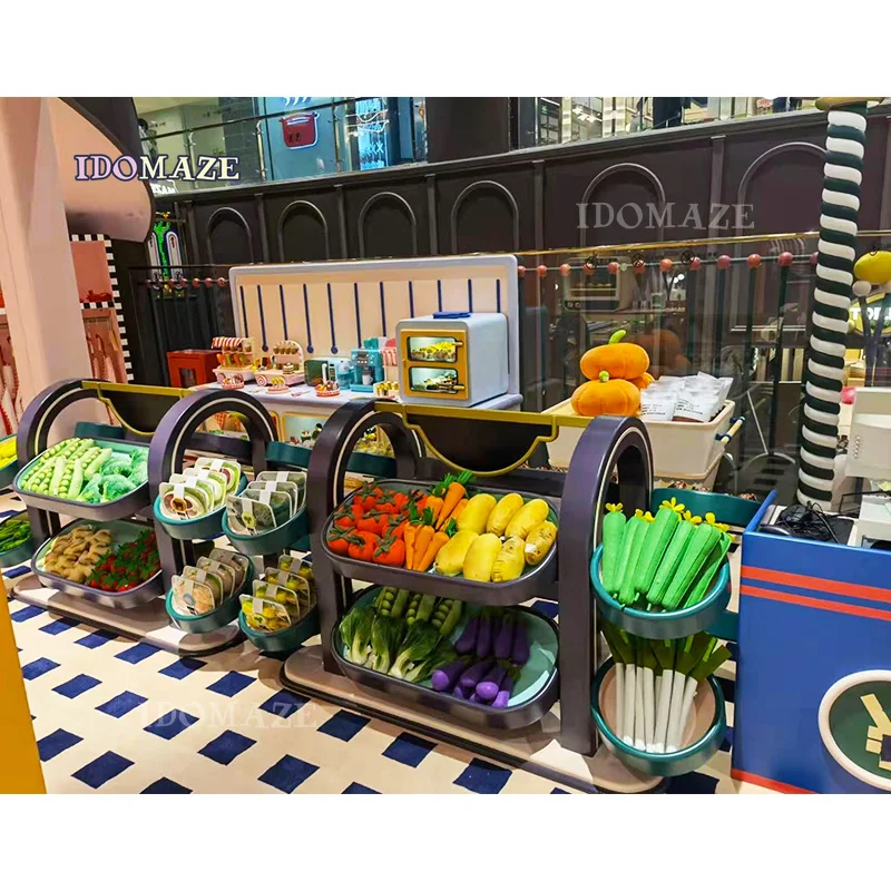 Kitchen Farm Indoor Playground New Design Kids Big Play Ground Indoor Soft Plastic Playhouse For Kids