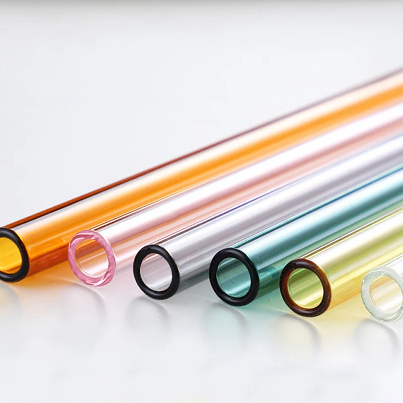 Customized Size Laboratory Coloured Borosilicate Glass Tube Heat Resistant Coloured Glass Tube