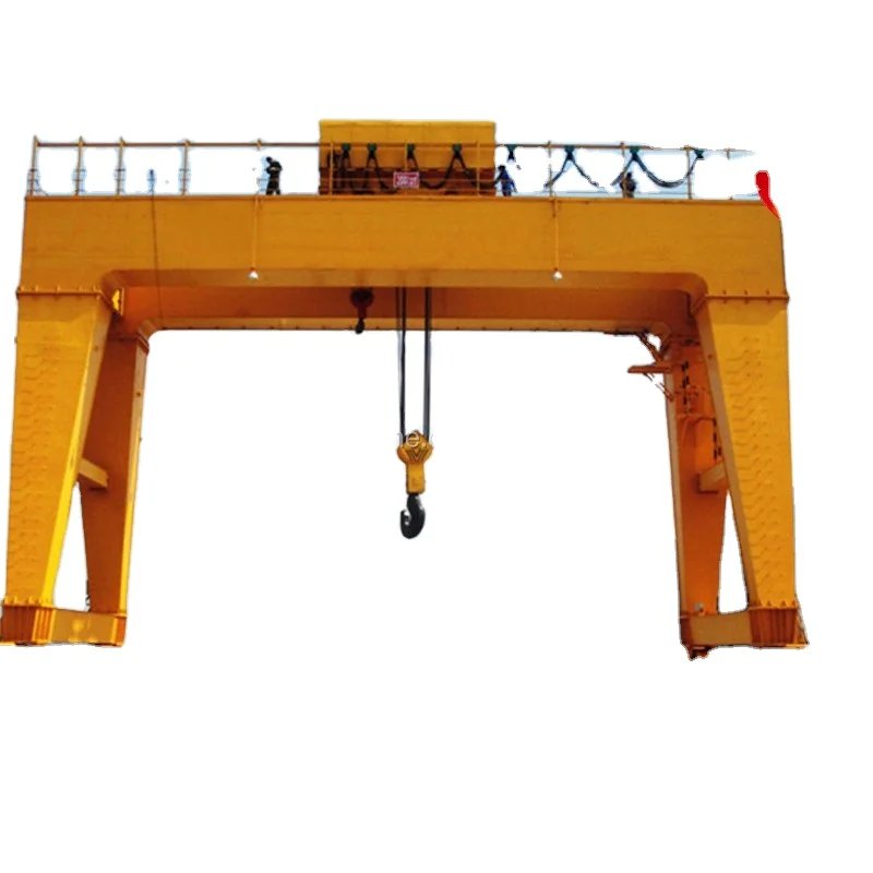 Mobile Rubber Tyre Gantry Crane with Spreader for container lift
