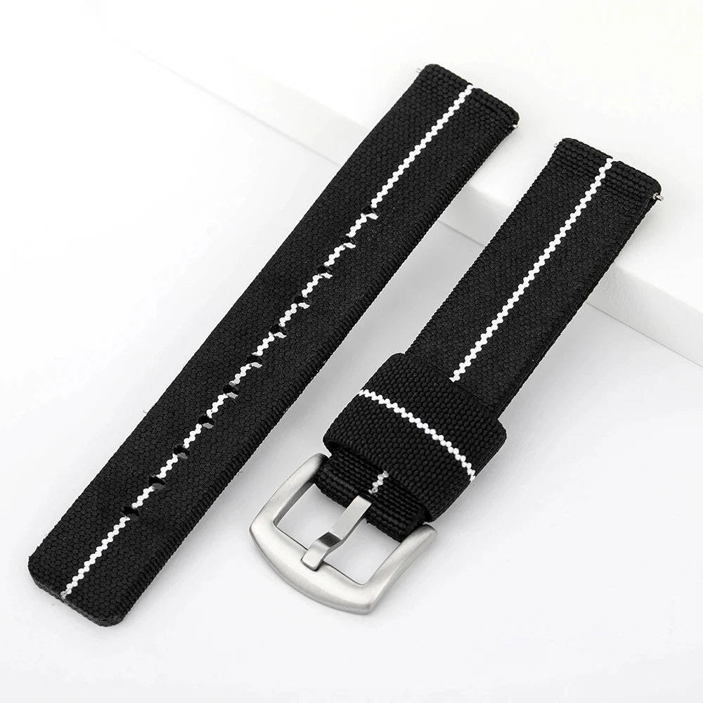 Best Nylon Watch Band 18mm 20mm 22mm Bracelet Elastic Watch Strap Universal Fast Release Wrist Band Belt Replacement Accessories