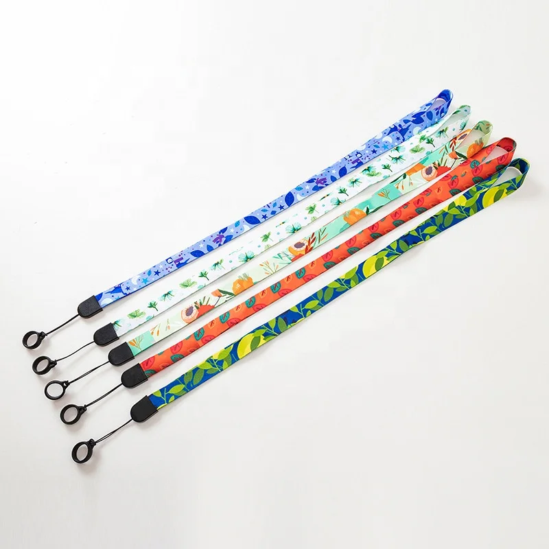 Custom vape lanyard with silicoen ring for vapen pen holder
