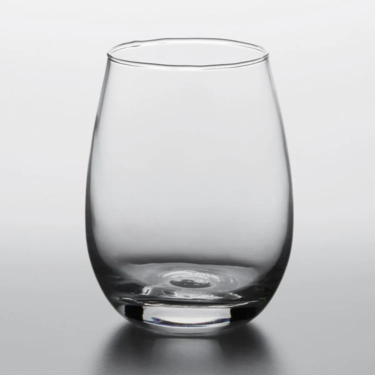 9 oz. Custom Logo Stemless Wine Glass