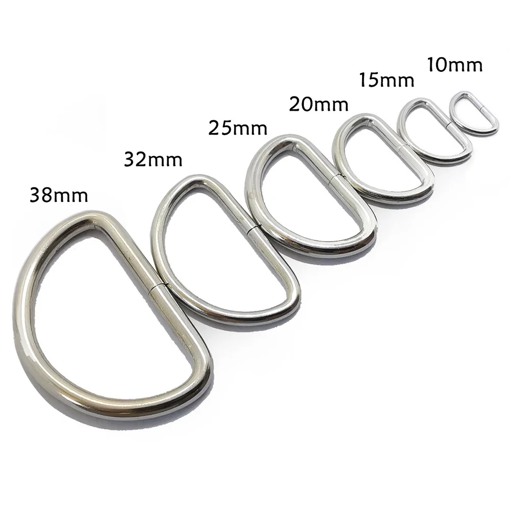 Cheap High Quality Colors Bag D Ring Hardware Metal D Ring Buckle for Handbag