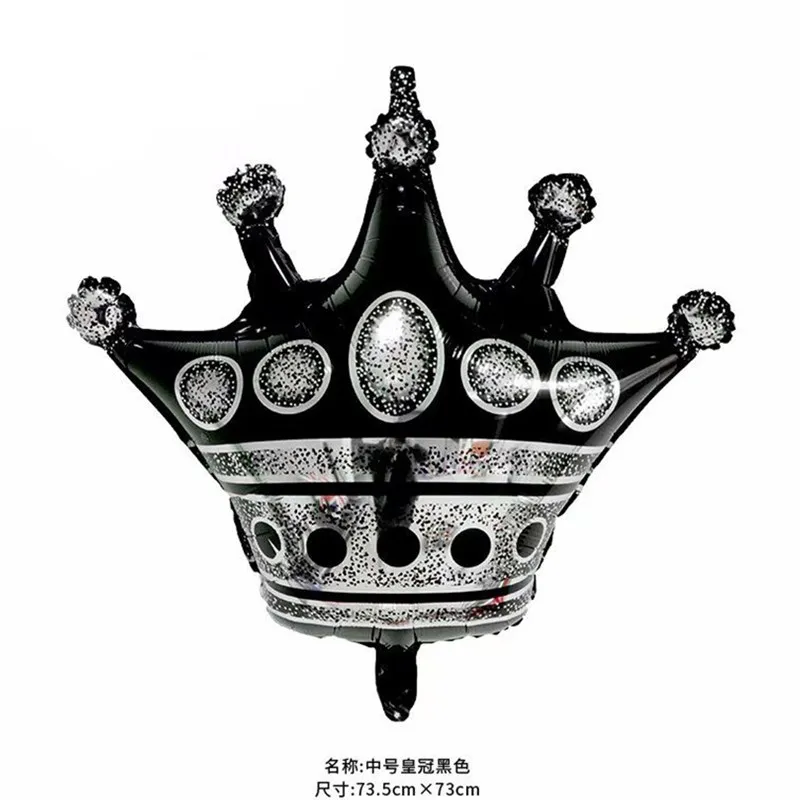 Hot Sale Can Customized Crown Mini Medium Large Size Crown Foil Balloon Celebration Birthday Party Decoration
