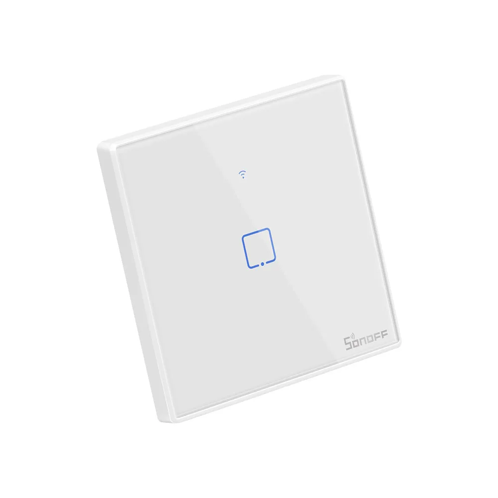 Интеллектуальный выключатель света SONOFF T2UK 1C TX Wi-Fi 3 Gang приложение голосового дистанционного
