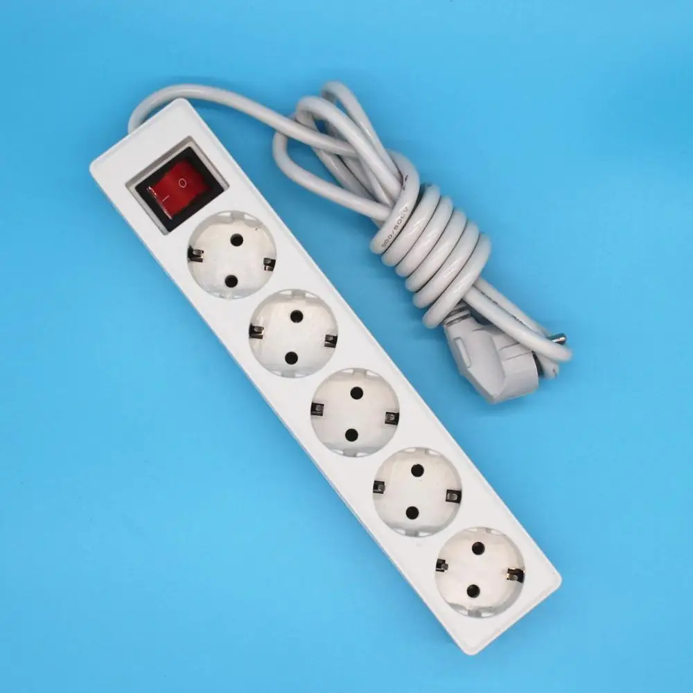 Европейский стандарт 5 способ удлинитель доска два контакта розетка удлинителя