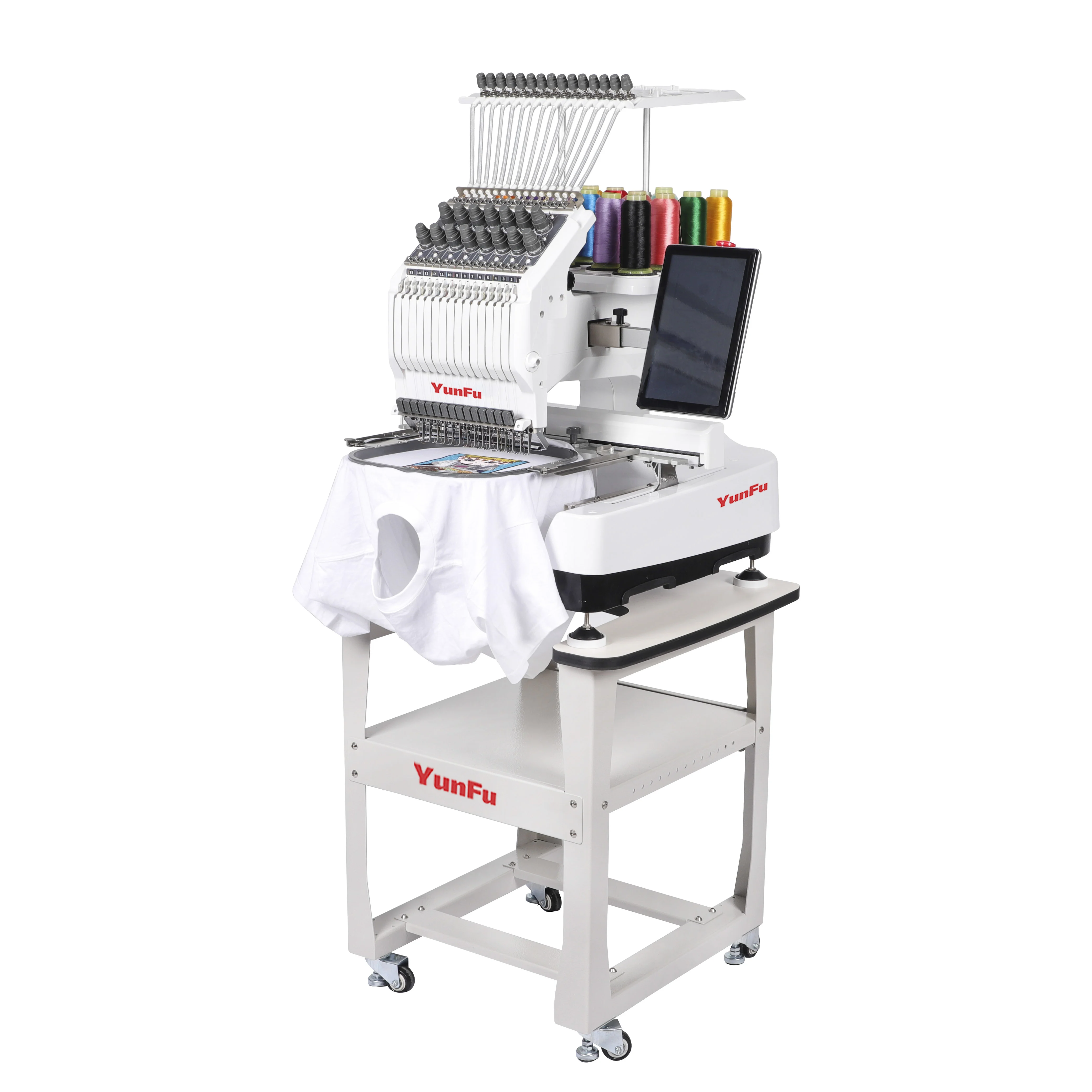 Dahao 15 Needles 1200 rpm Speed Single Head Embroidery Machine New Computerized Custom Features embroidery machine computer