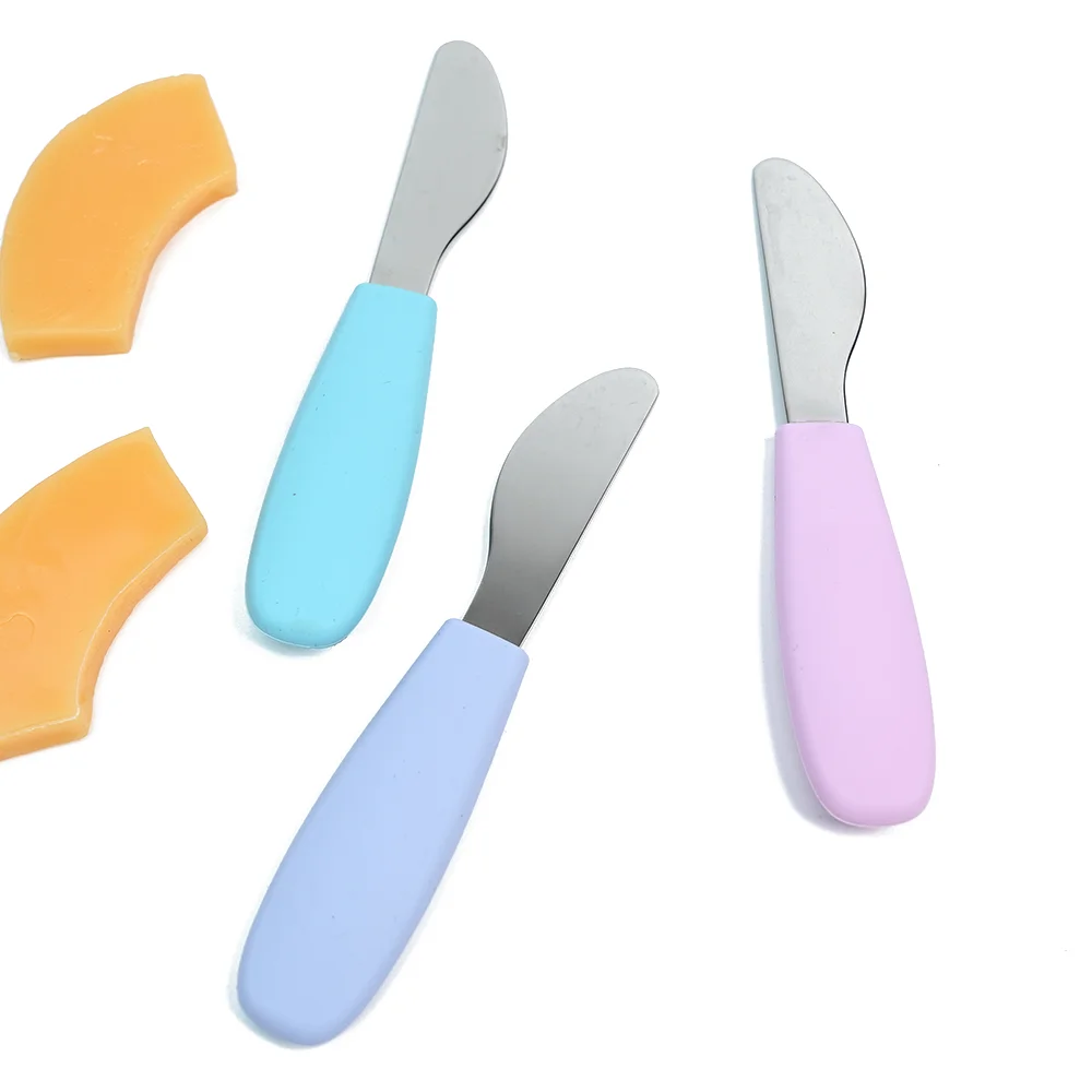 Spoon And Fork Set For Kids Food Grade Super Soft Stainless Steel Spoon Fork Set Could Sells Seperately Custom Service Available