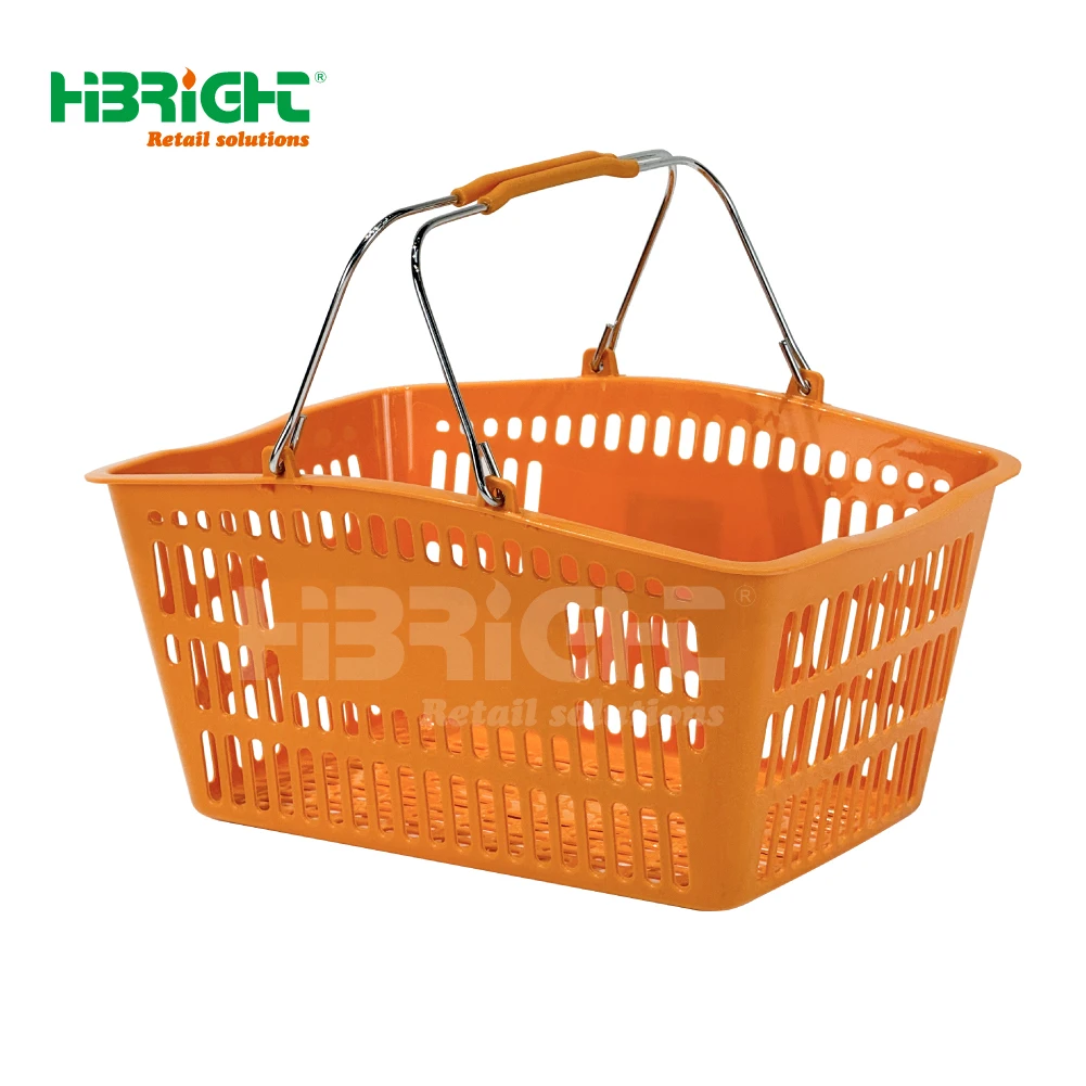 Eco-Friendly ISO Certification Market  Basket Supermarket PP Shopping Basket for Convenience