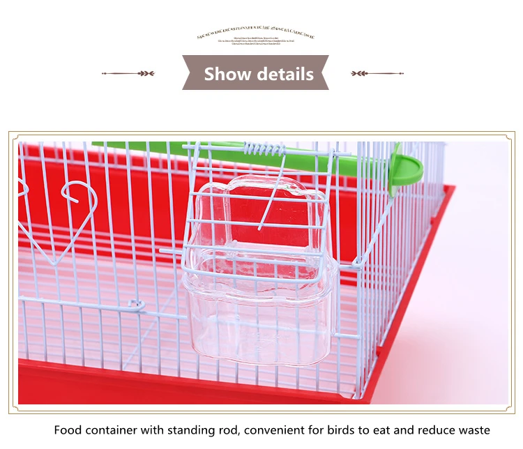 small aviary travel canary parrot bird iron metal cage for sale in china