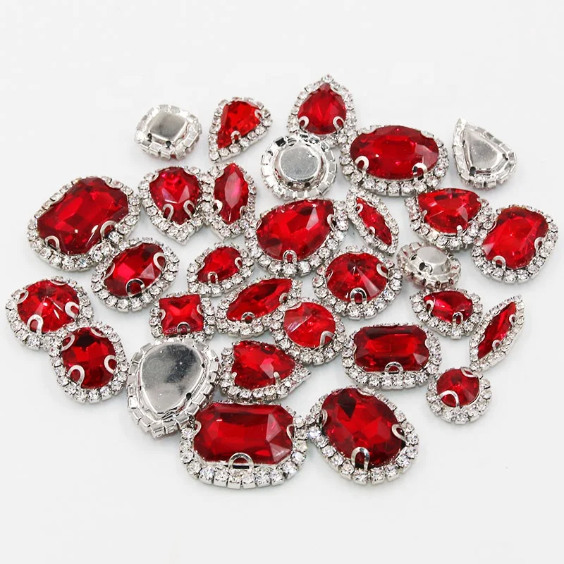 Mixed shape Fancy Stone Crystal Rhinestones For Jewelry Making