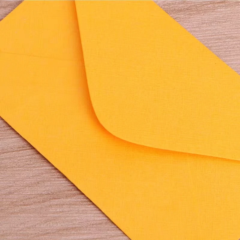 Wholesale Custom 50Pcs Colorful New Retro Blank Mini Paper Envelopes Set for Wedding Party Invitation Greeting Cards