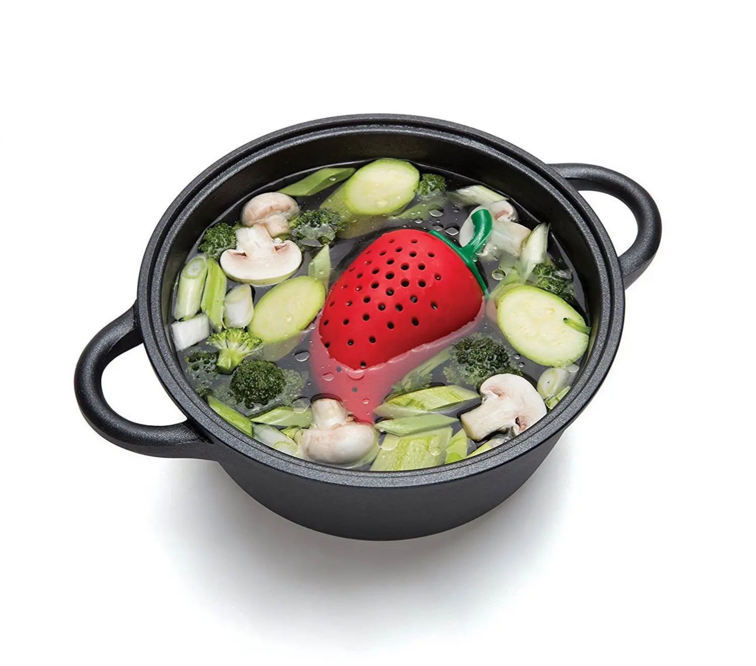 Creative chili style spice filter stews soup pot silicone gel dispenser bag kitchen practical gadgets