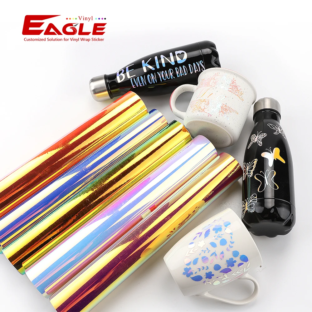 Oracal 651 долговечный режущий плоттер «сделай сам» Радужная хромированная голографическая наклейка самоклеящаяся виниловая пленка рулон