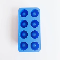 BPA бесплатная силиконовая форма для льда «Выстрел Стекло Форма для льда пищевой 4 полости выстрел стекла поднос кубика льда для виски и коктейлей