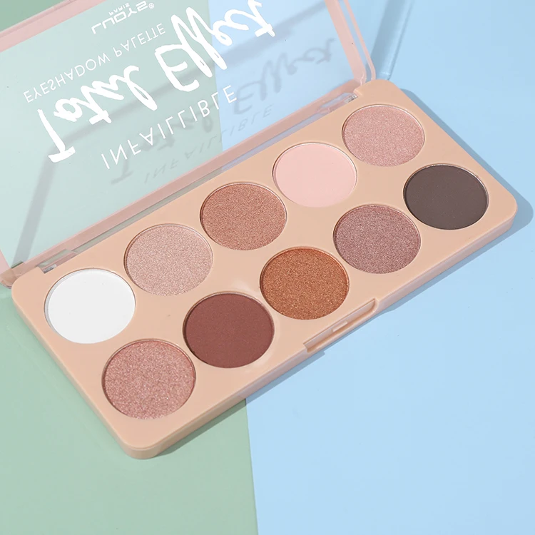  Highly pigmented vegan makeup eyeshadow palette custom brand