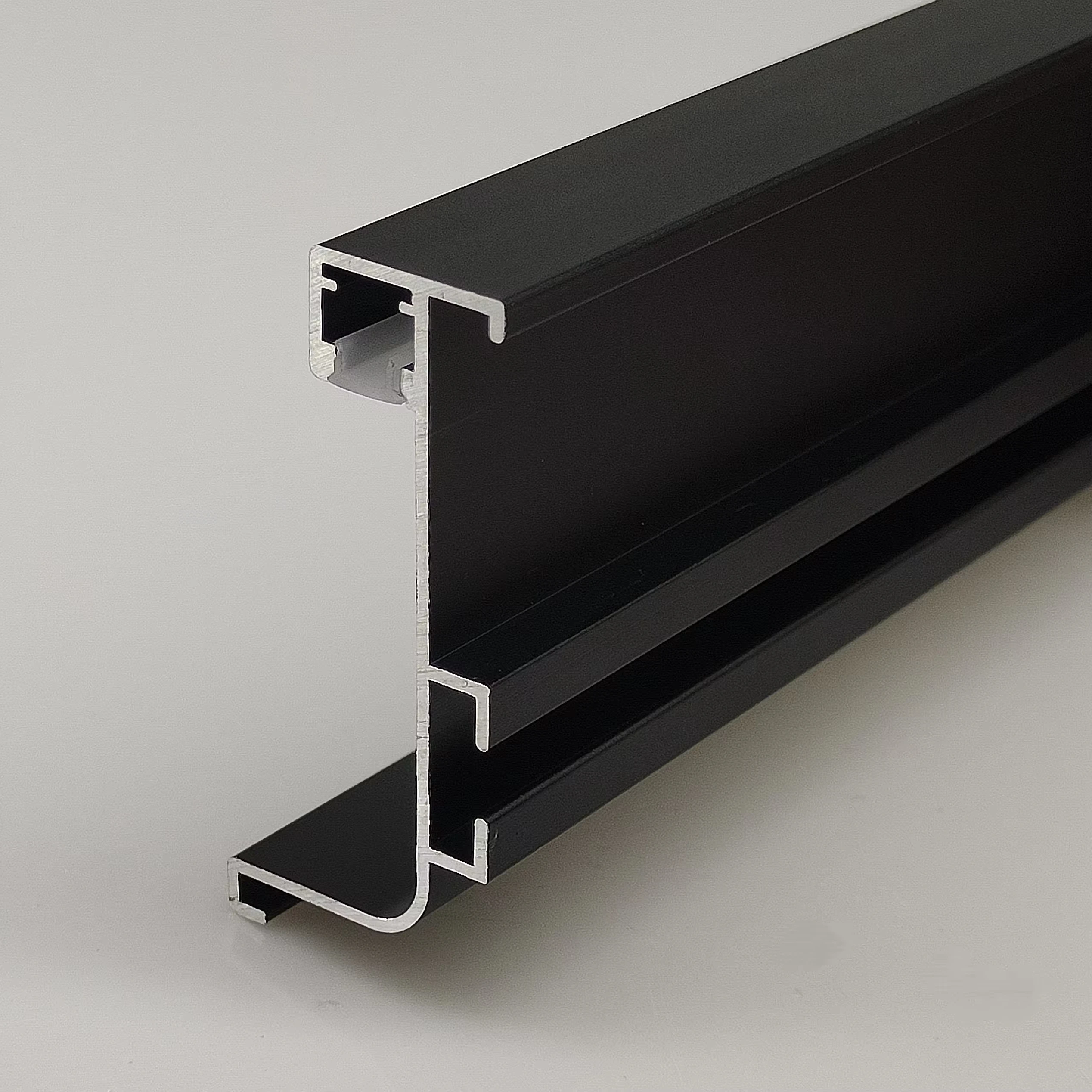 Modern Minimalist W26*57mm Aluminum Alloy Cupboard Wardrobe Handle Profile With LED Light