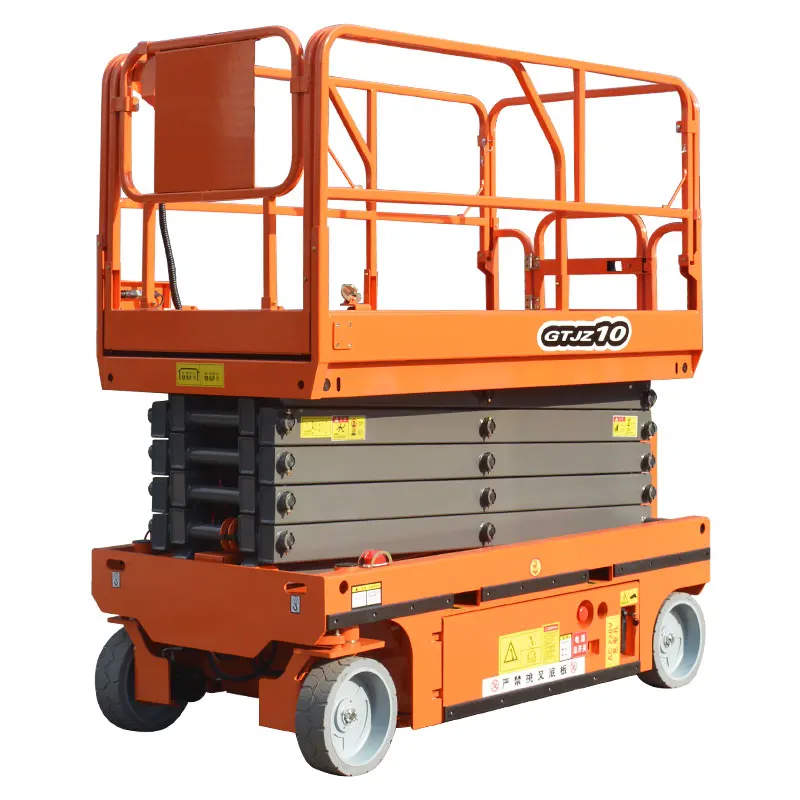 Qiyun Kinglift CE ISO Hydraulic 113kg Extended Platform Self Propelled Scissor Lift with Wide Work Range