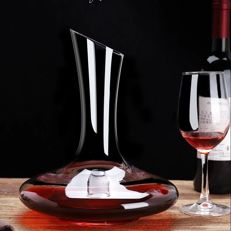 5512DCb classic Hand Blown Lead-free Crystal Glass wine caraffe luxury wine decanter