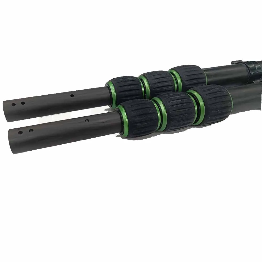 Customized carbon fiber telescopic pole with Twist Buckle for Metal detectors