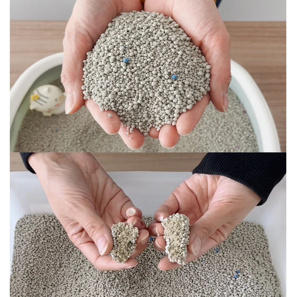China Cat Litter Factory EISEN PET High Quality Ball Shape Bentonite Cat Litter