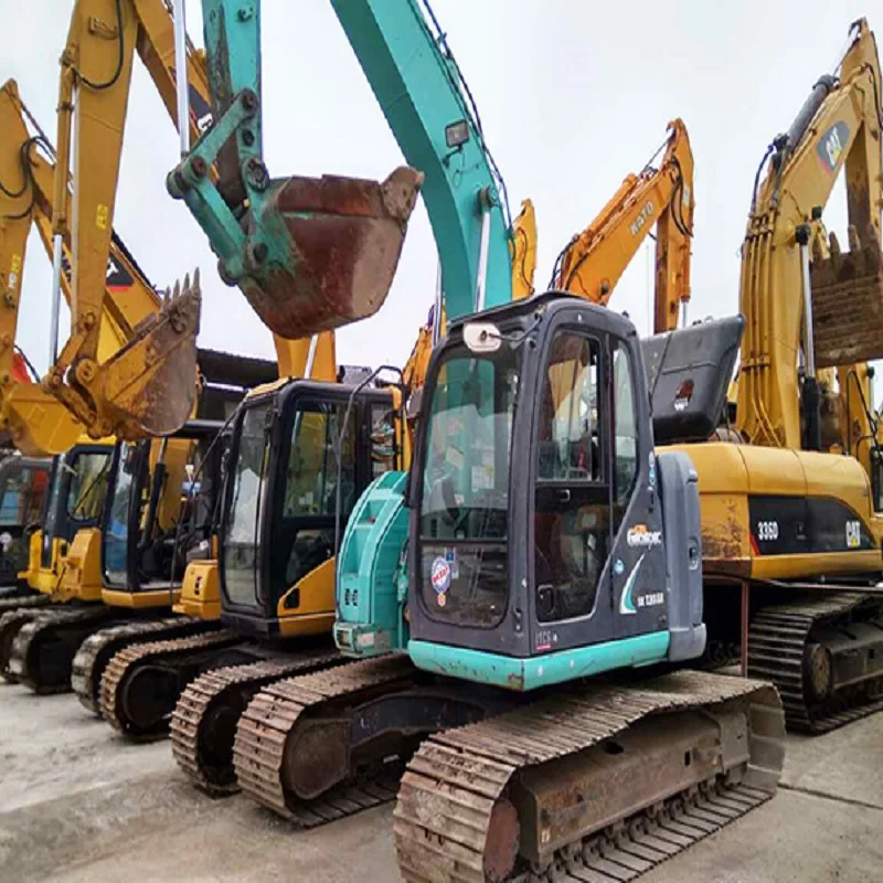 used Japanese 13.5T kobelco SK135 micro excavator kobelco used excavator 13.5ton kobelco sk135 Mini digger for sale