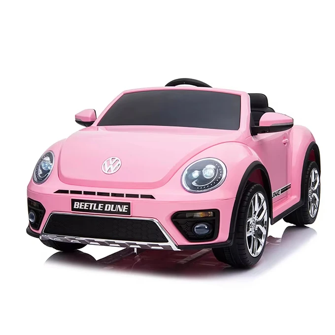 Premium Quality  Beetle Convertible Ride-on Car Licensed 2.4g Remote Control High-Low Speed Bluetooth Playback USB FM