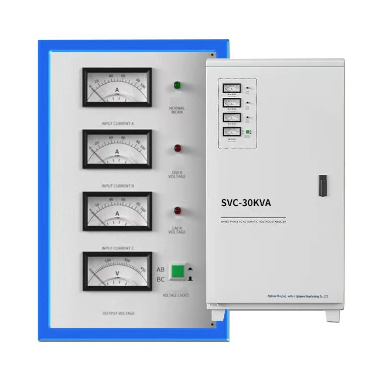 3-Phase Servo Type 380V 400V Automatic Voltage Regulator 10KVA 15KVA 20KVA 25KVA 30KVA AVR 3Phase Voltage Stabilizer