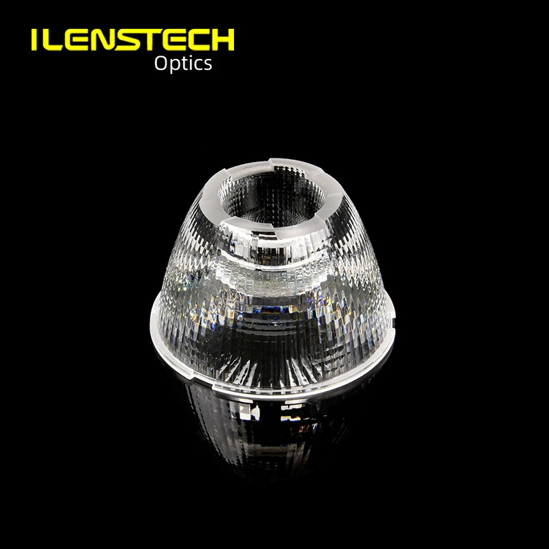 OEM Customized High Power Lights Projector Lens 62mm 36 Degree COB Lens PMMA Acrylic Lens Optics