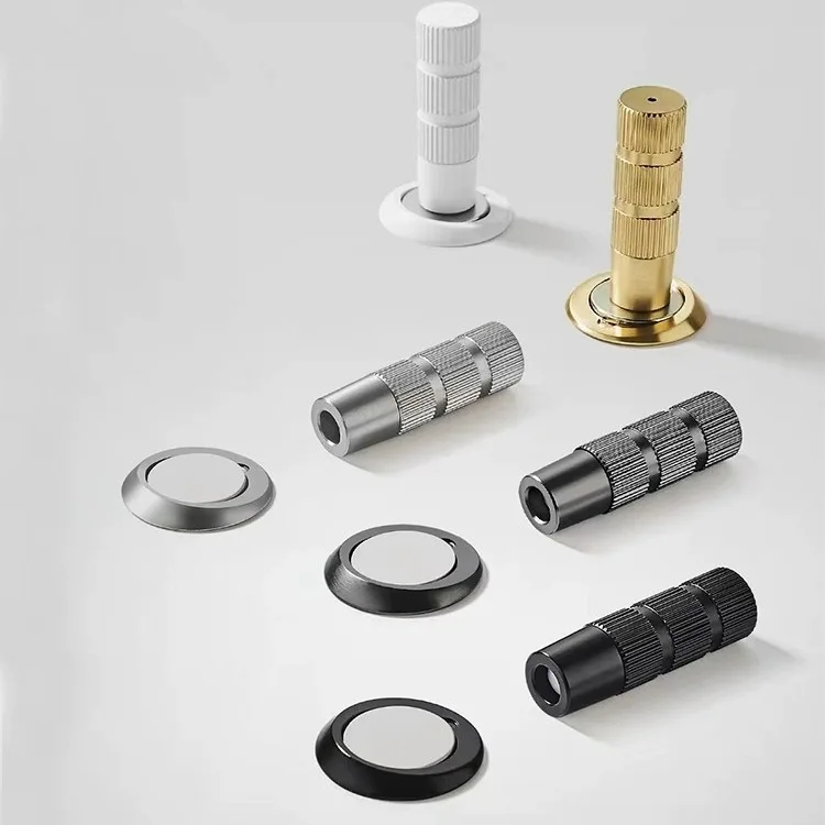 Invisible Zamak Door Stopper Magnetic Floor Mount Hidden Door Stopper Magnetic Metal Door Stop Chaolang Hardware