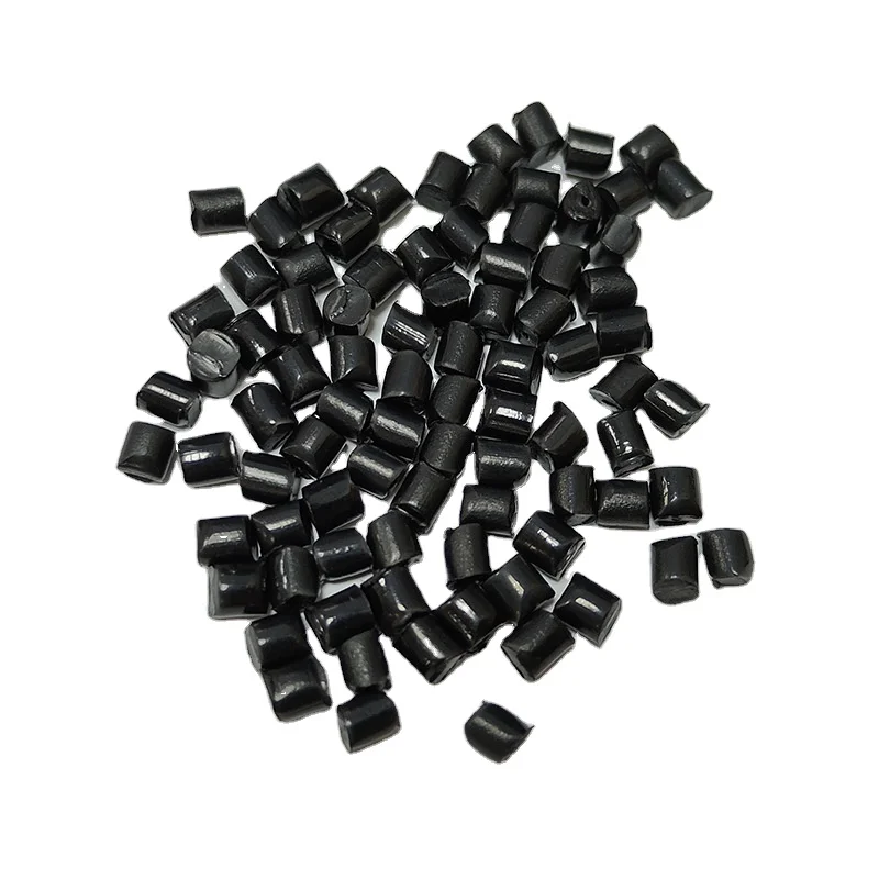 factory direct supply Black recycled pa66 pa6 pellets/granules nylon plastic raw material