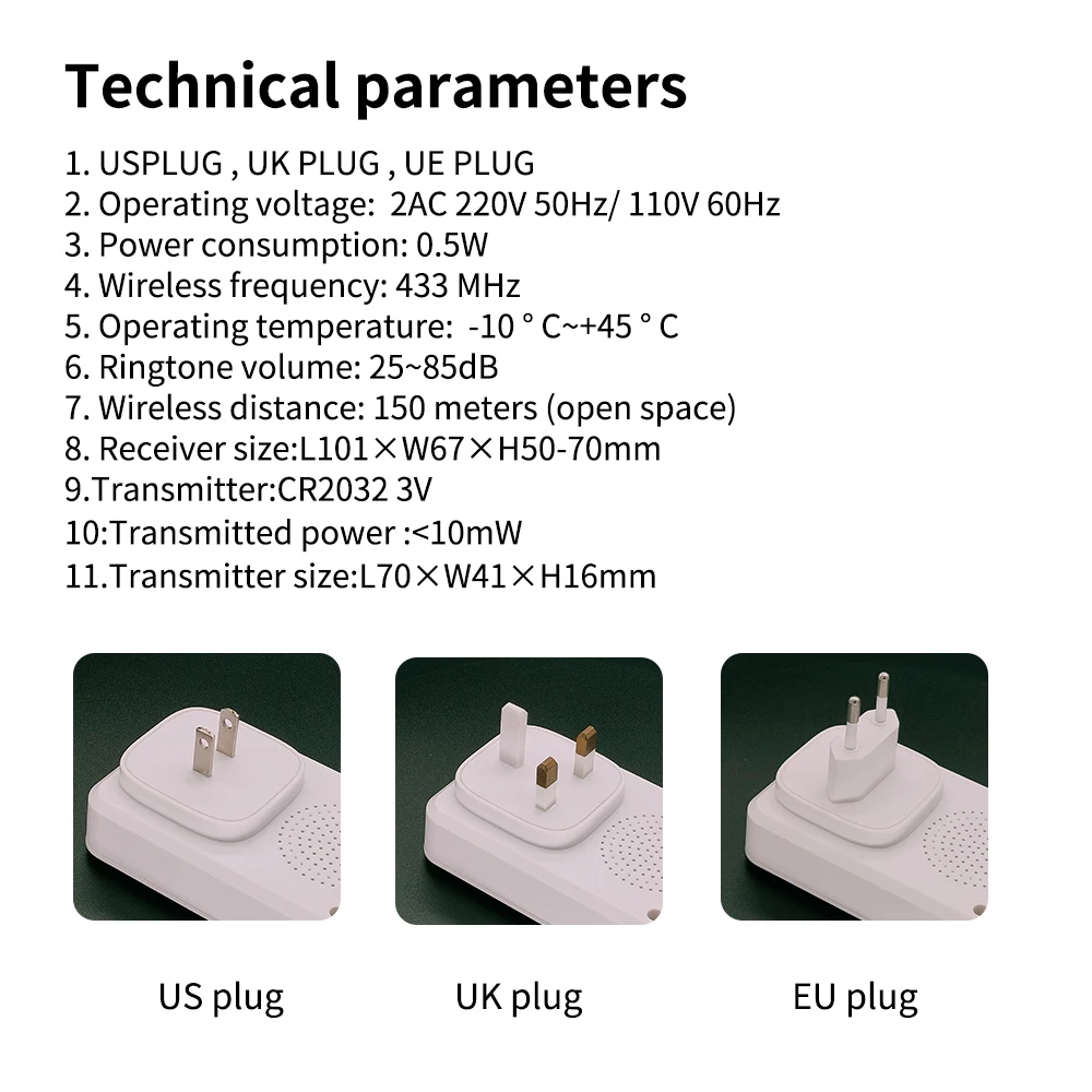 Беспроводной уличный дверной звонок SIXWGH, звонок Tuya Smart Life с дистанционным управлением через приложение для домашней безопасности, водонепроницаемые смарт-колокольчики