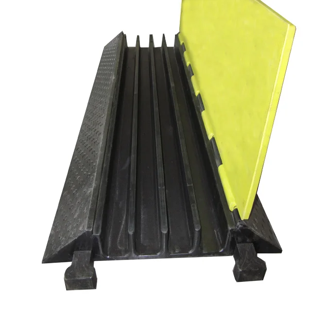 High quality rubber 3 channel cable tray with 1m long for sale