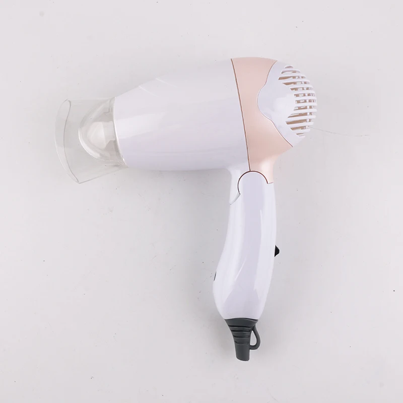 Foldable design easy take mini travel hair dryer pink color for girls children hair dryer