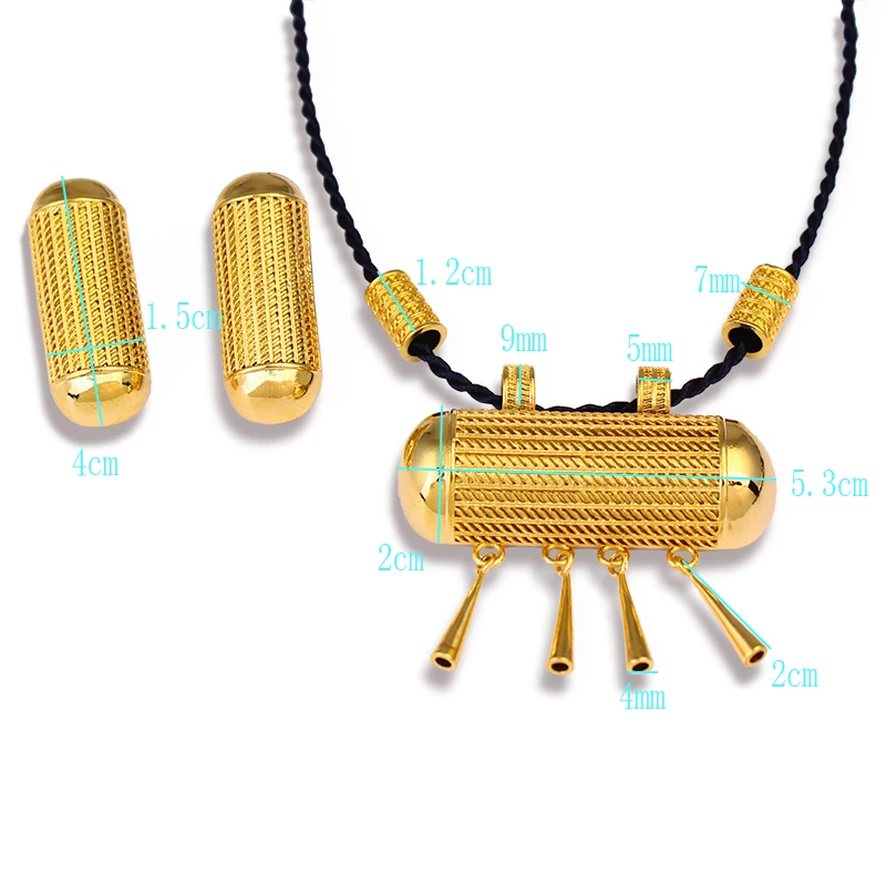 Wholesale African Big Size 18k Gold Plated Jewelry Sets