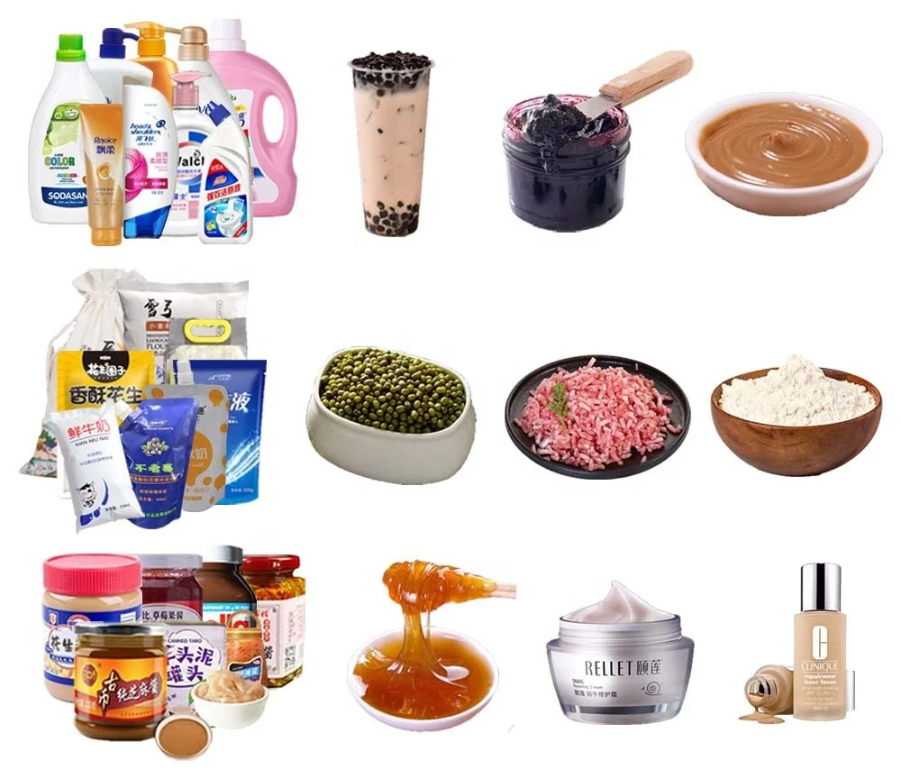 Automatic Rotor Pump Shampoo Tea Oil Sriracha Sauce Ketchup Jam Face Cream Honey Bottle Detergent Tomato Paste Filling Machine