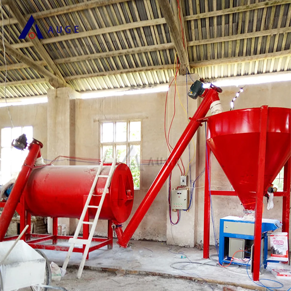 Simple Dry Mortar Mixer High-Performance Wall Putty Mixing Machine Lime Mortar Equipment Dry Mixing Station