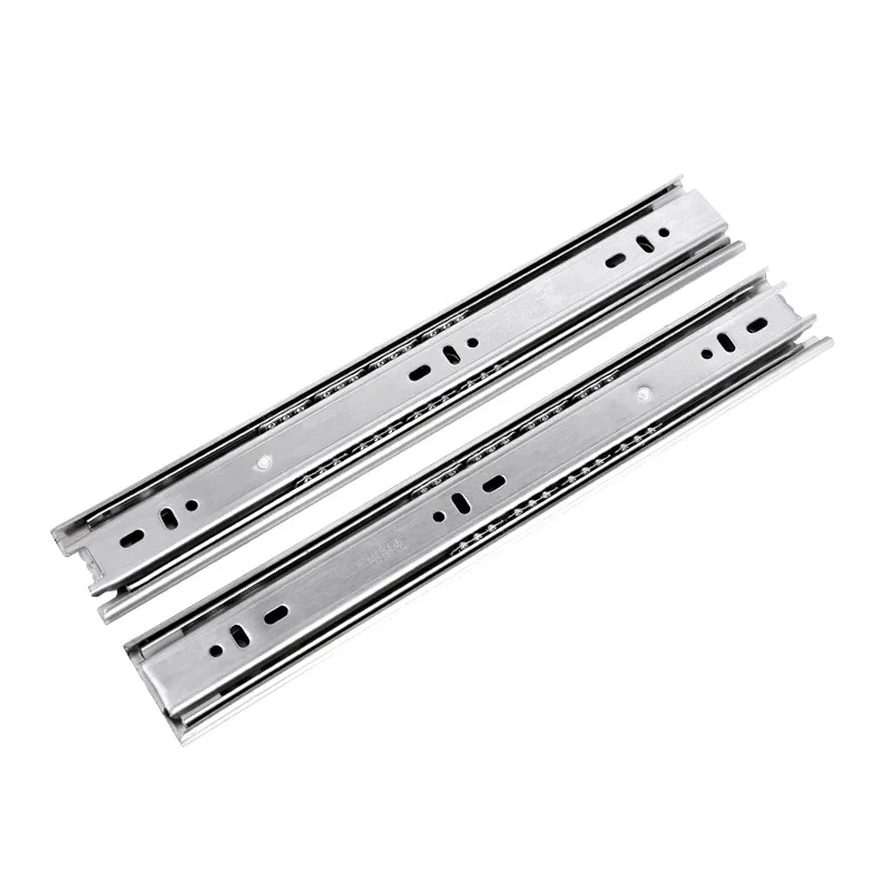 Hot Sale 35/45mm Blue Zinc Plated  Drawer Slide For Furniture Drawer Slide Rail