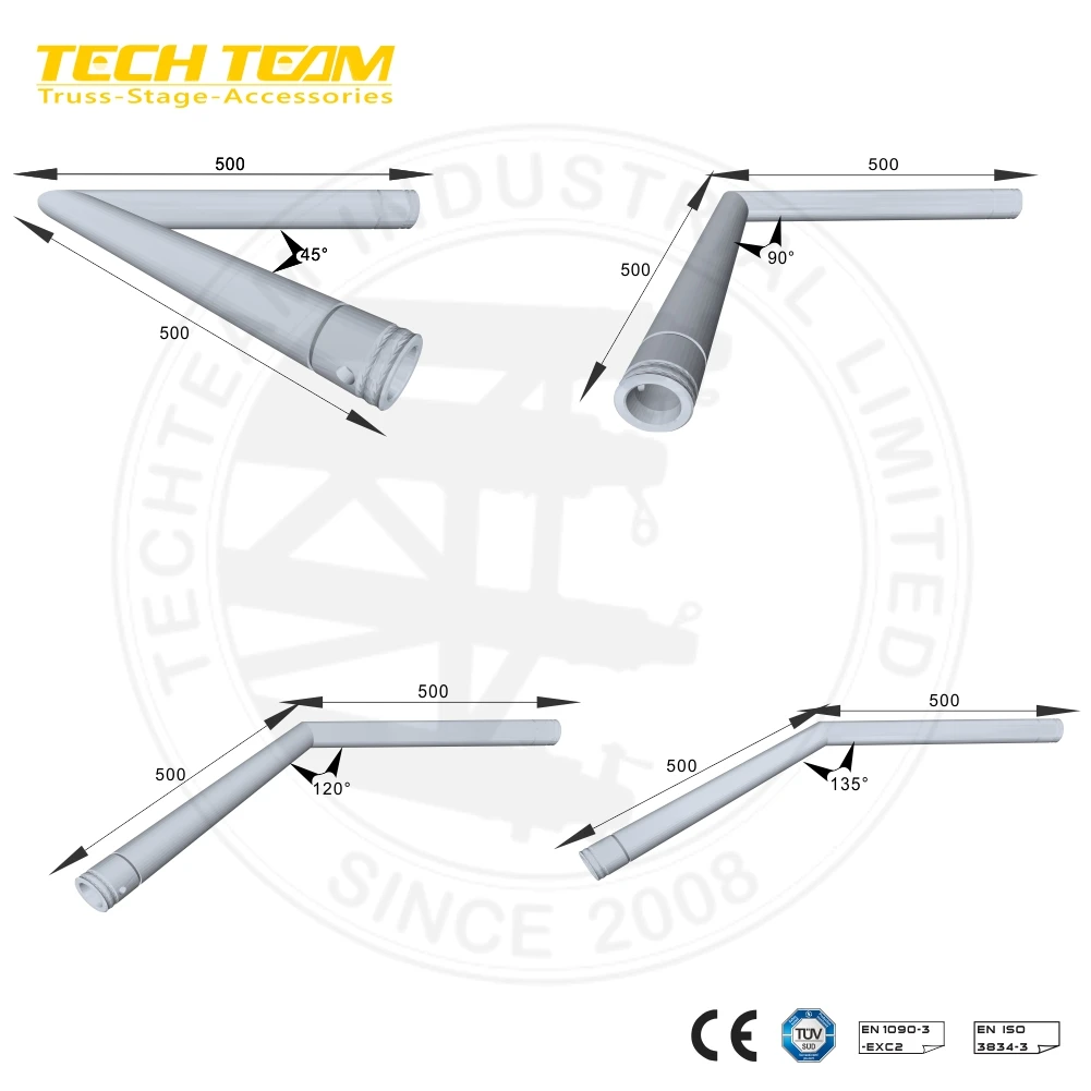 TRUSS B00 SINGLE POLE 2M -B00-SS20