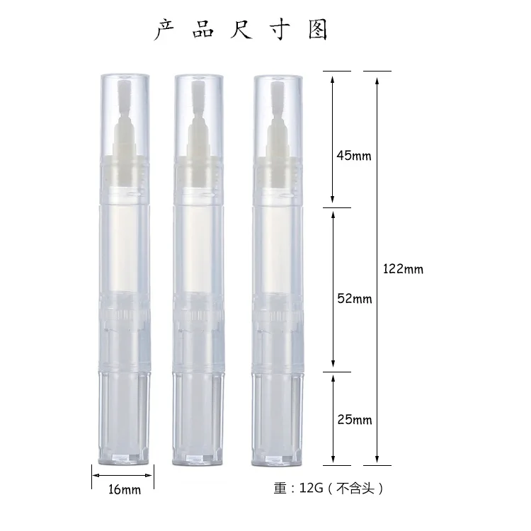 5ml empty lip gloss pen skin care cream lotion Plastic Tube eye cream bottle essential oils Nutritional liquid Rotary pen