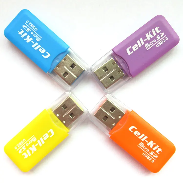  Высокоскоростной мини считыватель карт памяти Micro T-Flash TF SD USB 2