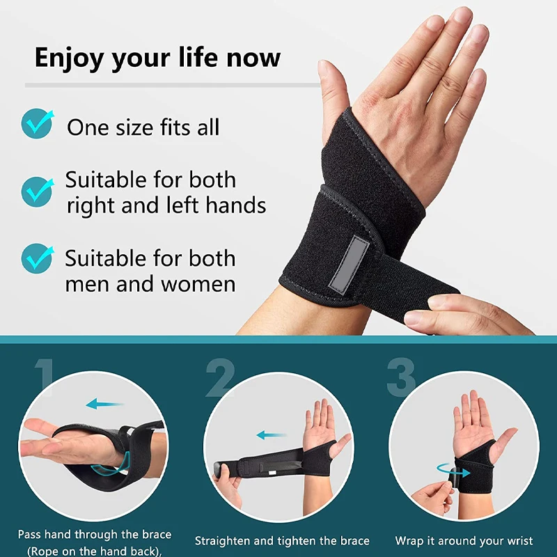 Original Protector Hand Gymnastics Magnetic Band Wrist Support Brace Splint carpal tunnel wrist brace Compression Wrist Brace