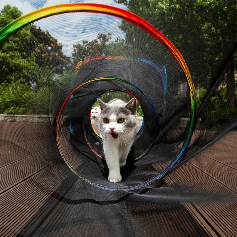 Outdoor pet Enclosures Portable Cats  dogs Tent One Touch Bed Playpen  Breathable Cat Catio Tower