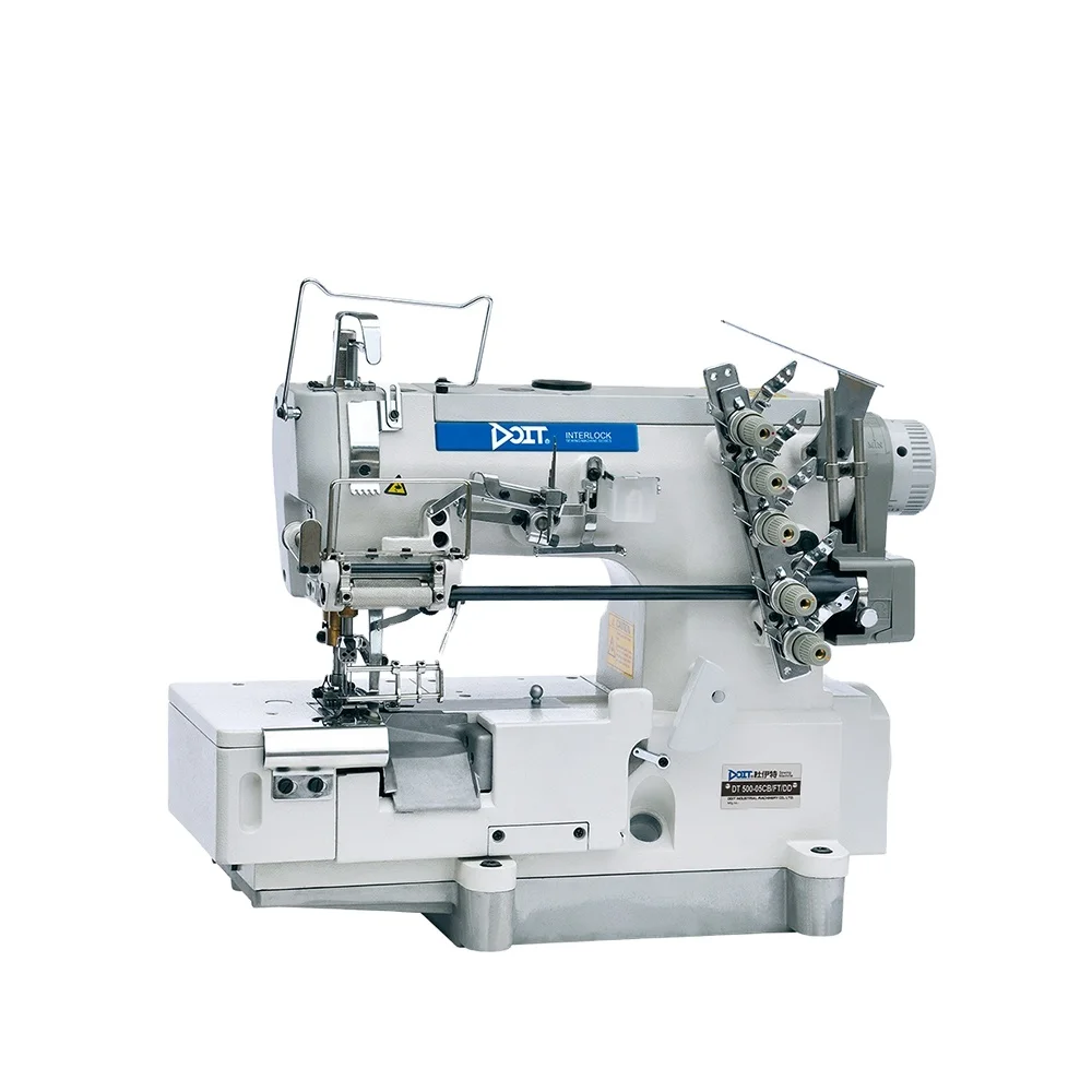 DT500-05CB/FT/DD DOIT Direct Drive Interlock Elastic Or Lace Attaching Cover Stitch Flat Lock Industrial Sewing Machine