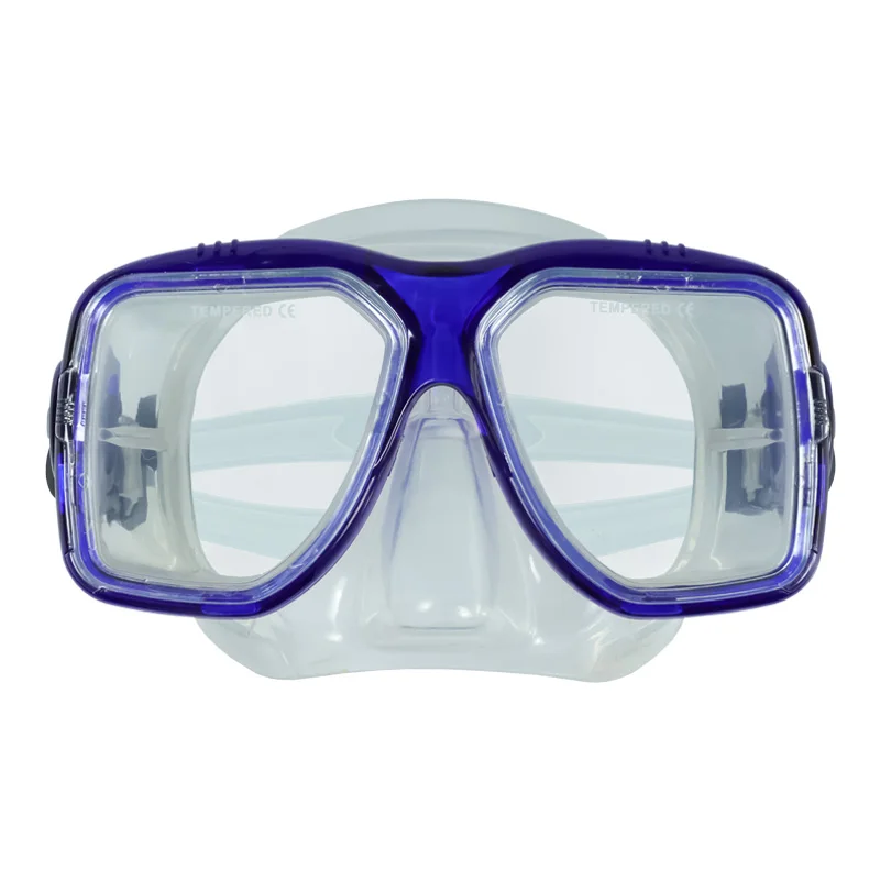 New design low volume UV Resistant anti fog film Resin Lens Freediving diving Mask
