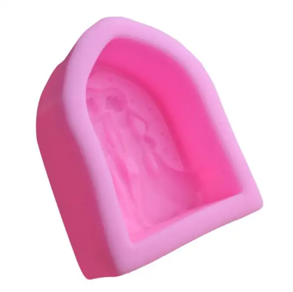 Yiwu Bobao European wedding sugar turning silica gel mold bridegroom and bride cake decoration mold DIY soap baking utensils